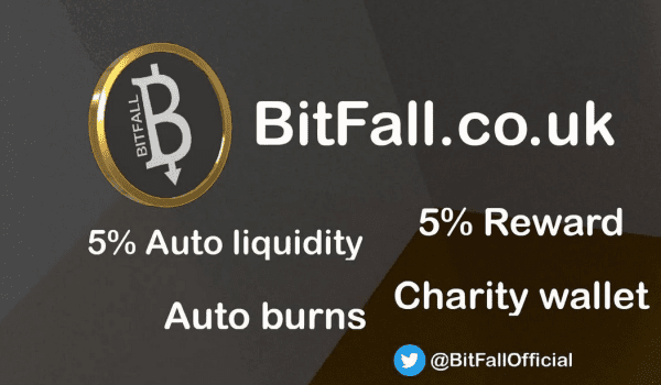 BitFall is crypto coin that puts charity first to give a significant amount of money return 